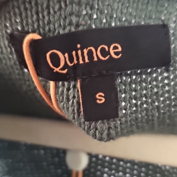 Quince Teal Button-Up Cardigan - Picture 2 of 8